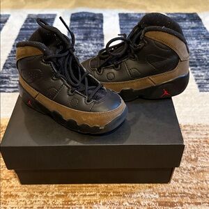 Black and Brown Toddler Sneakers